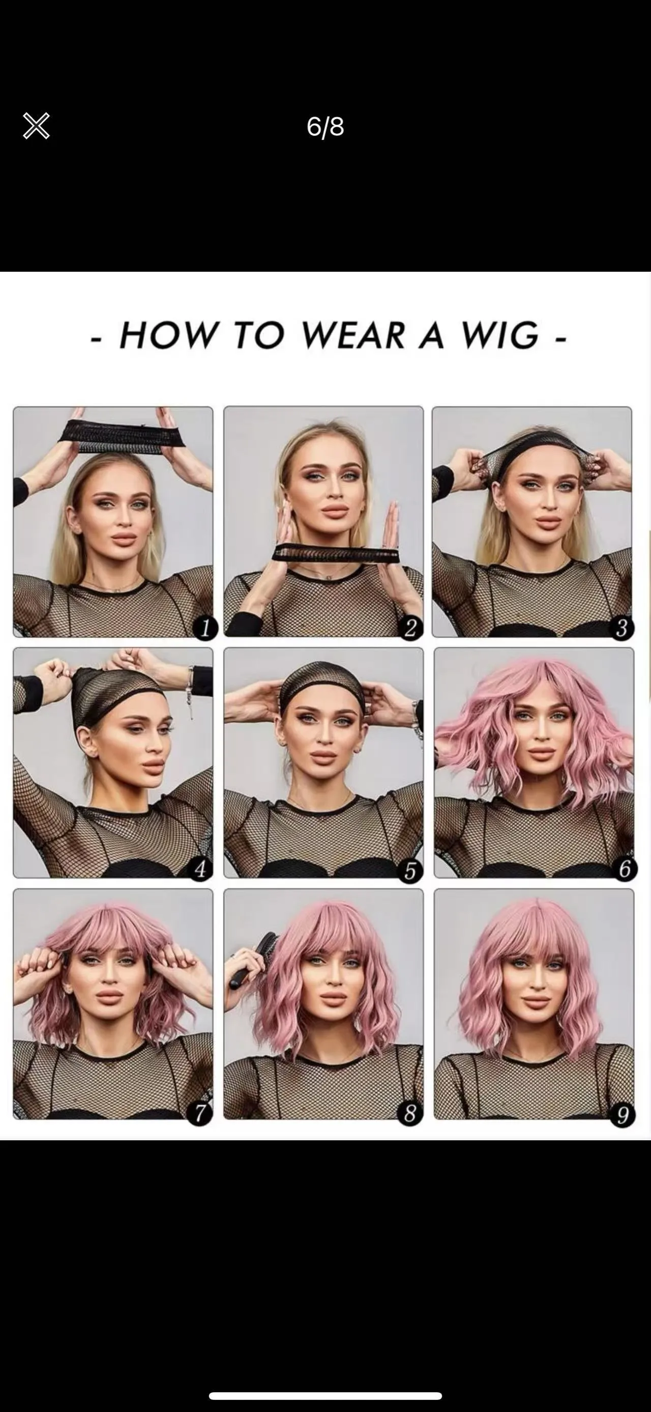 Wine Red Long Curly Full Head Wig for Women Heat Resistant Synthetic Hair with Middle Part Bangs