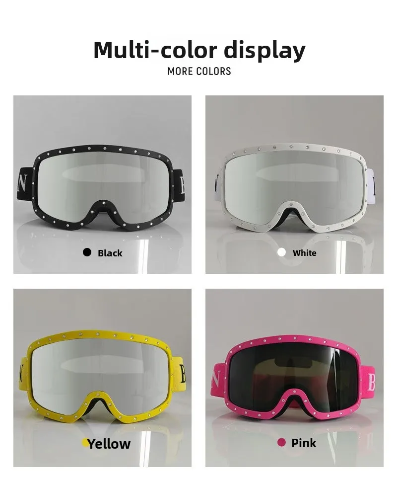 Mountain Style PC Lens Glasses for Adults in Silver, Sport Glasses Suitable for Outdoor Activities