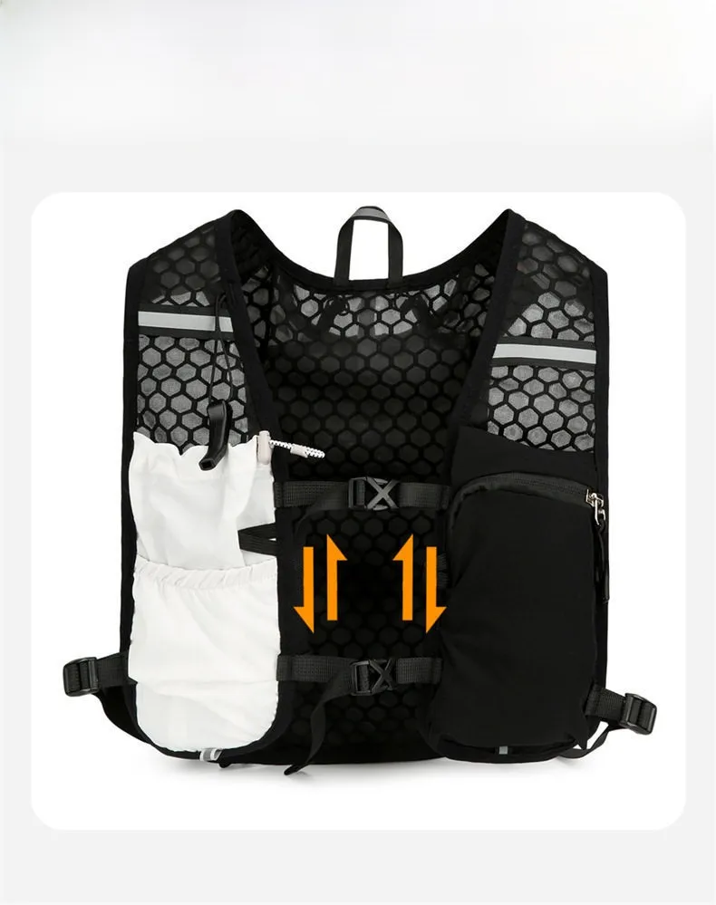 Solid Color Hiking Backpack for Running, Unisex Design in Nylon, Ideal for Spring Outdoor Activities