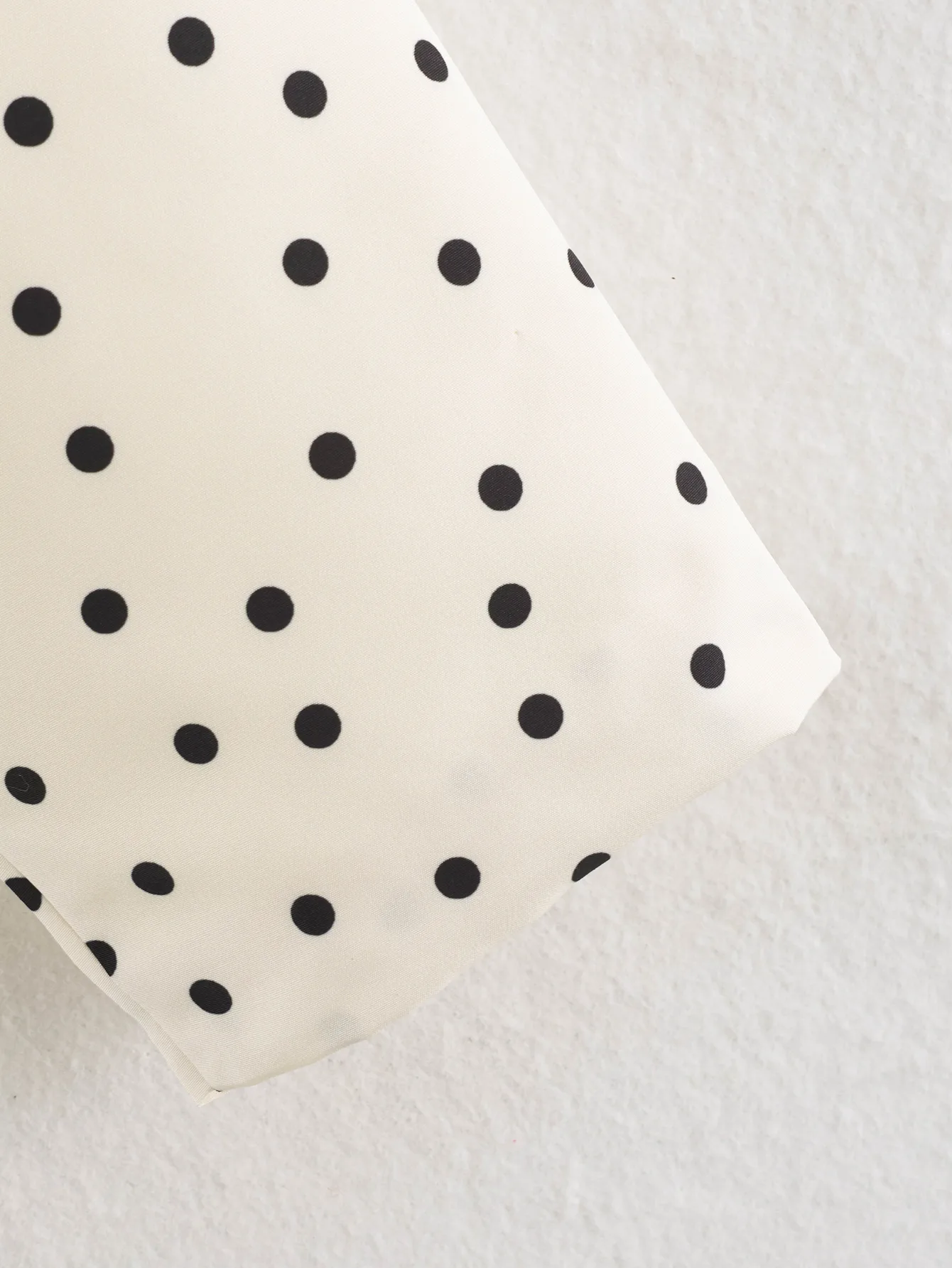 Streetwear Polka Dots Casual Jacket for Women with Zipper Placket in Polyester Fabric Featuring Lapel Collar