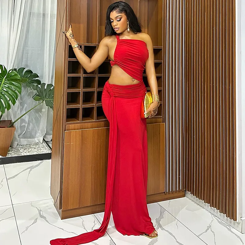 Solid Color Sleeveless Bodycon Dress in Elastane with Oblique Collar