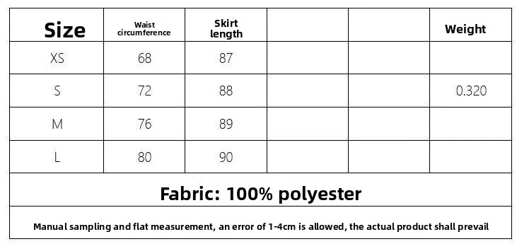 Plaid Streetwear Skirt in Polyester for Spring Featuring Asymmetrical Design size guide