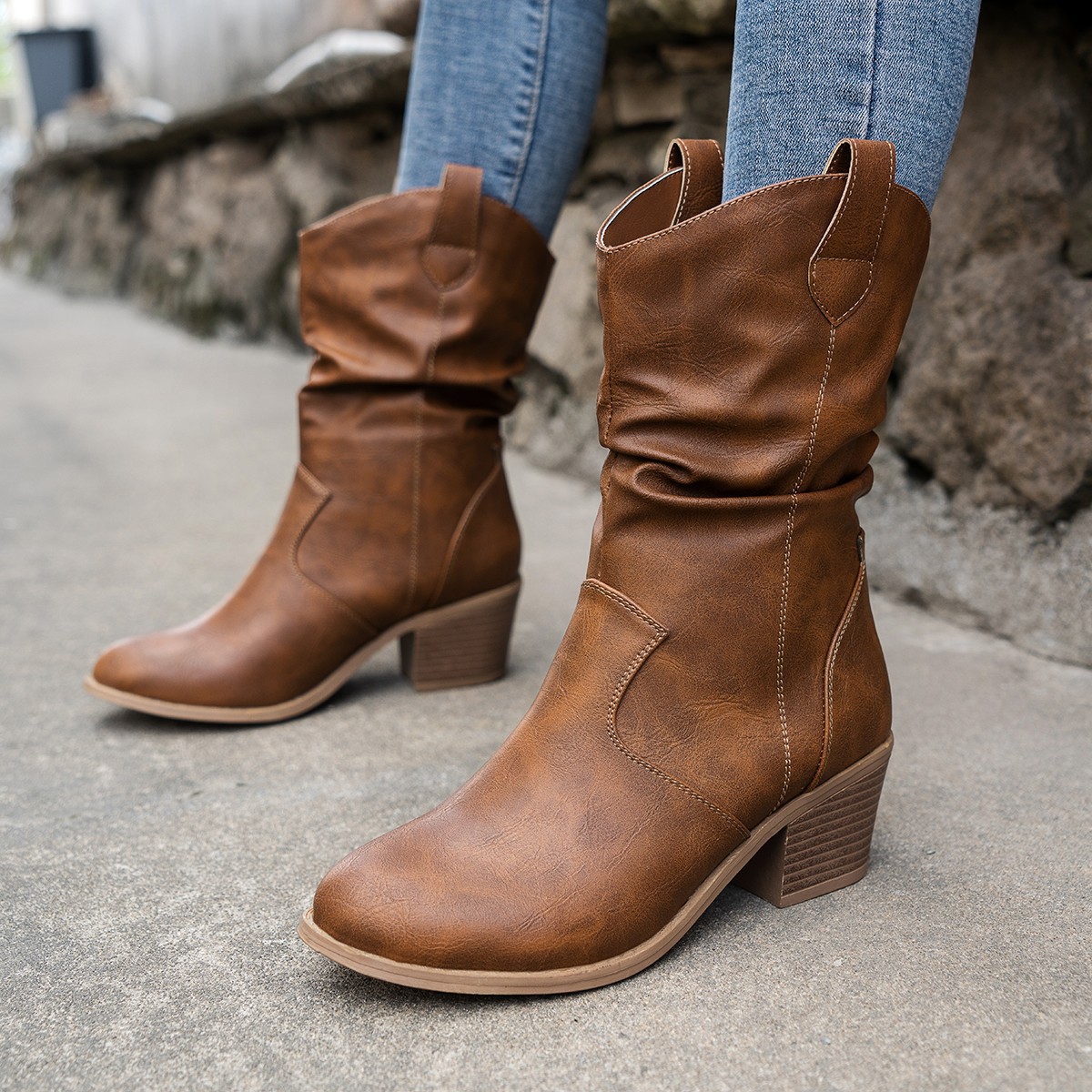 Casava StreetRide Mid-Calf Riding Boots