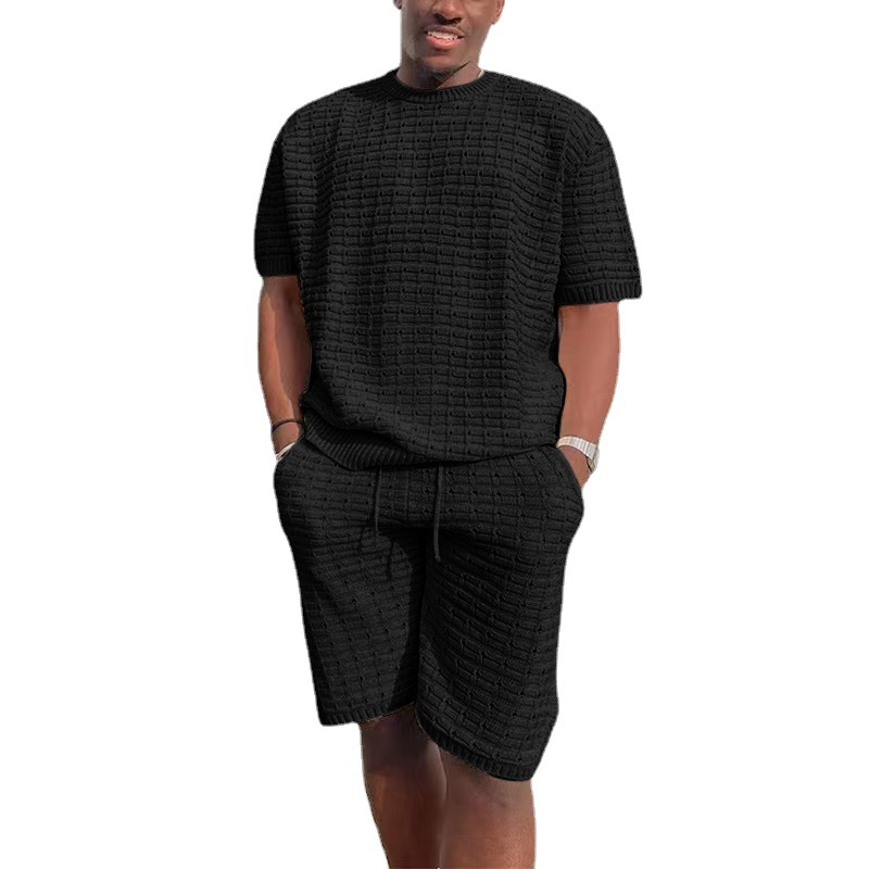 Casava Neck Short Sleeve Set