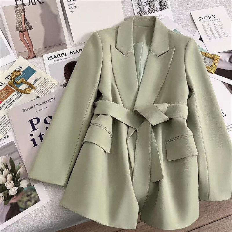 Women's Blazer Long Sleeve Blazers Pocket Elegant Formal