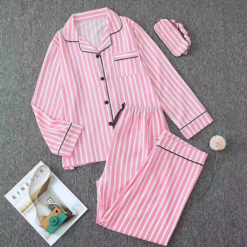 Casava Stripe Heart Shape Pajama Set
