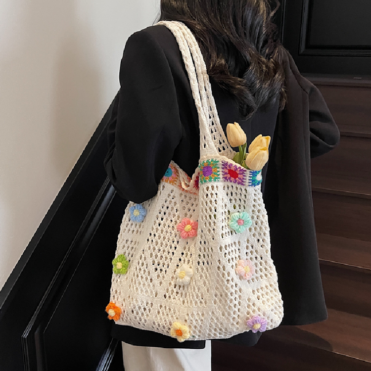 Casava Square Open Tote Bag