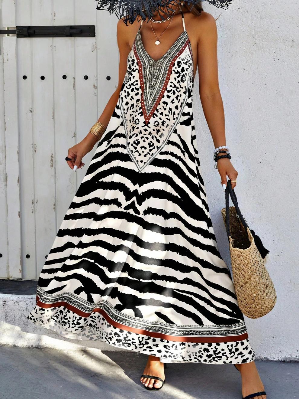 Casava Animal Print Dress