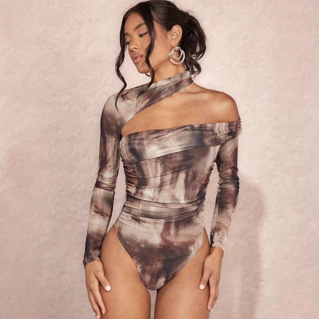 Casava Retro Print One-Piece Top