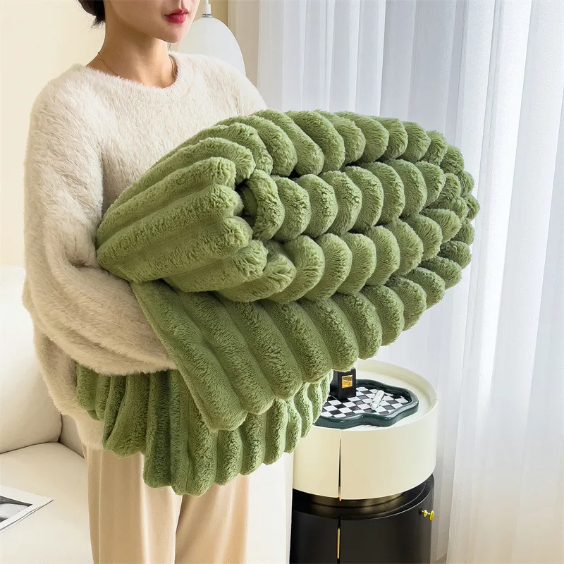 Casava Cozy Rabbit Plush Nap Blanket