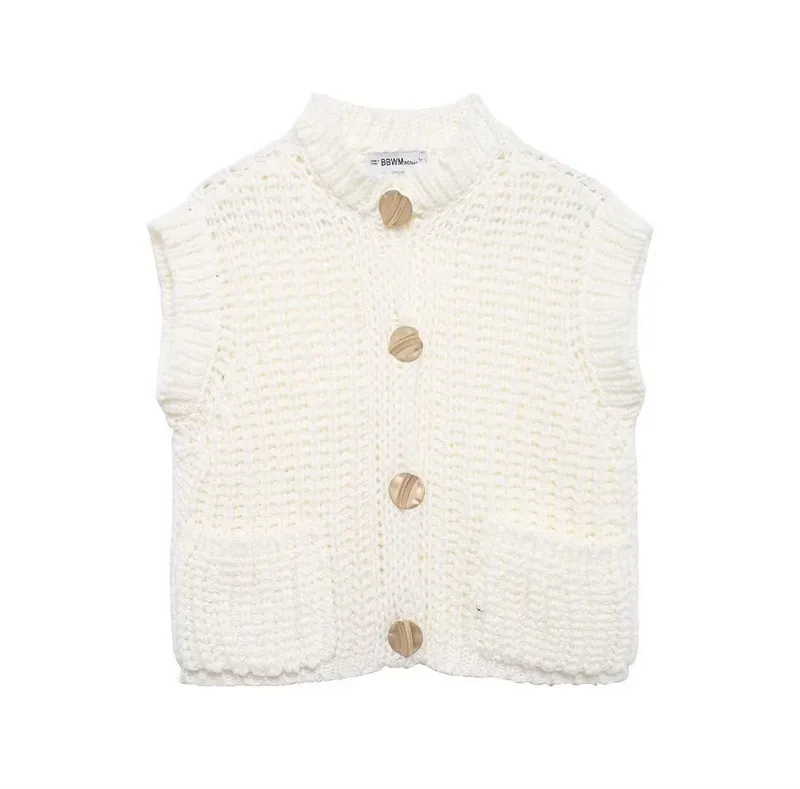 Solid Color Women's Japanese Style Button Cardigan