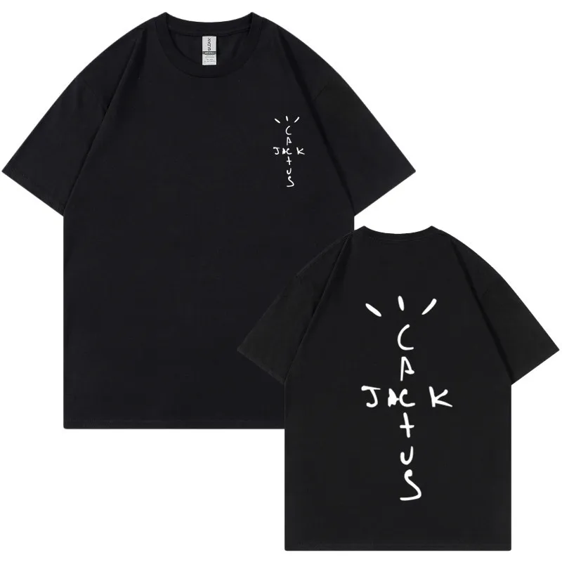 Men's Casual Short Sleeve T-shirt in Cotton with Wrinkle-Resistant Treatment