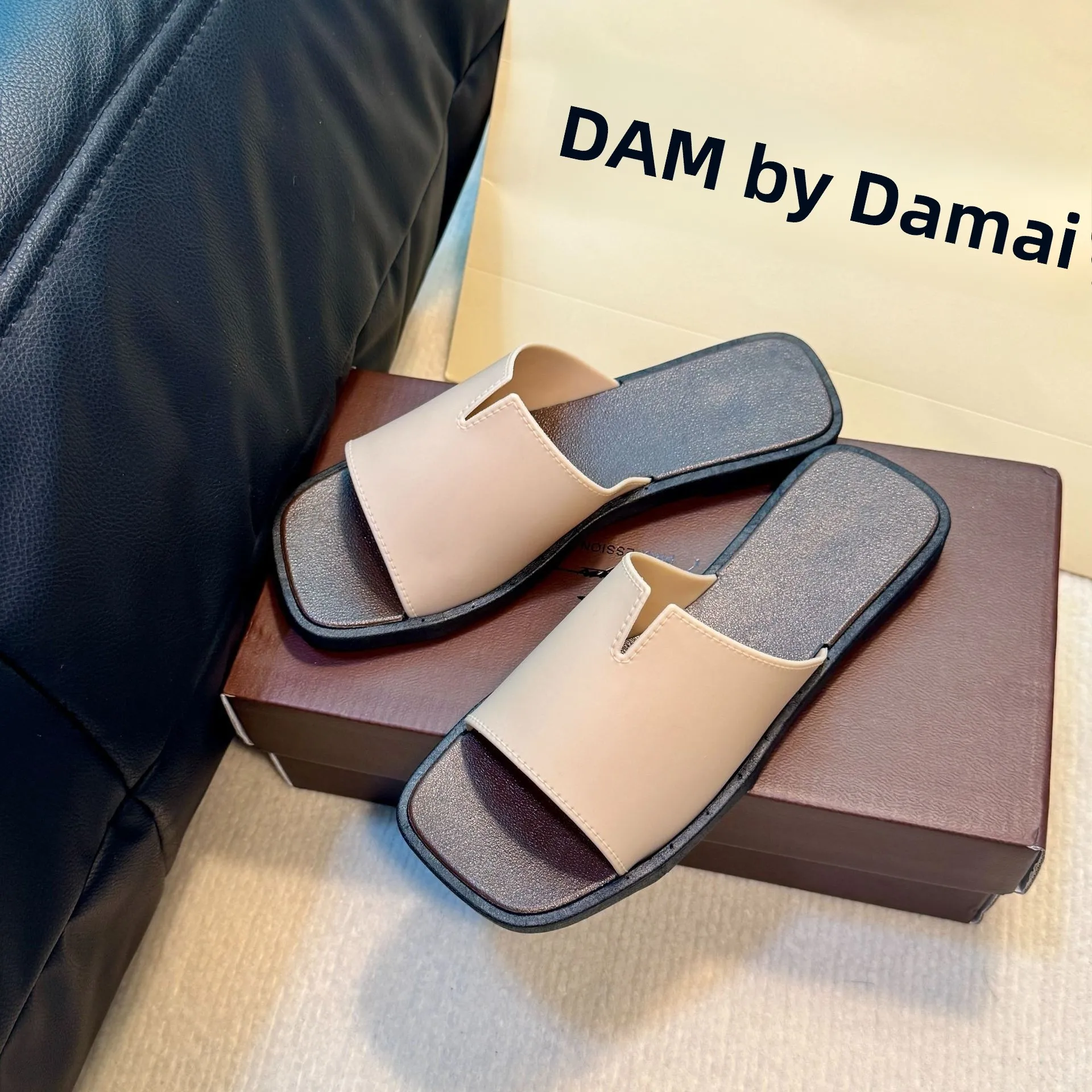 Women’s Solid Color Slides Slippers with Plastic Sole and Upper, Flat Heel, Perfect for Summer