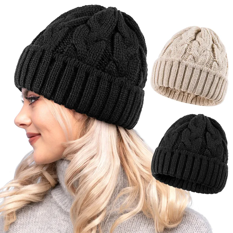 Winter Wool Cap for Adults Warm Comfortable Beanie Hat
